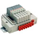 SMC solenoid valve 4 & 5 Port SX SS5X3-45T, 3000 Series, Stacking Manifold, Terminal Block